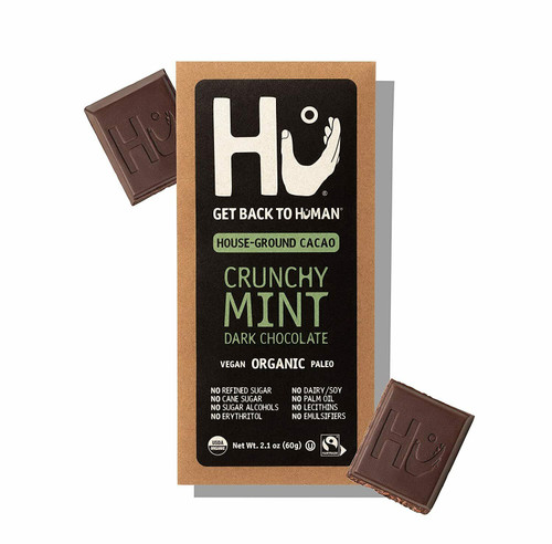 Hu Crunchy Mint Dark Chocolate Bar